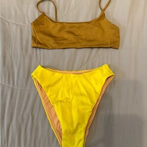 Left On Friday Vibrant Yellow Bikini